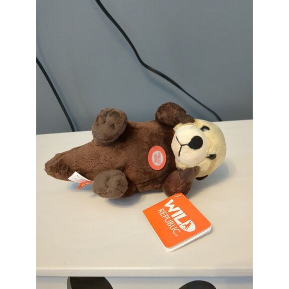 Wild Republic Cuddlekins Eco Mini Stegosauri, Peluche, 20 cm, Giocattolo di Peluche, Riempimento con Bottiglie d'Acqua Riciclate Filate, Ecologico